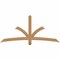 Ekena Millwork Davenport Timber Gable Bracket, Western Red Cedar, 72"W x 33"H x 3 1/2"D x 3 1/2"F, 11/12 Pitch GBW072X33X0404DAV00SWR - alternate 1